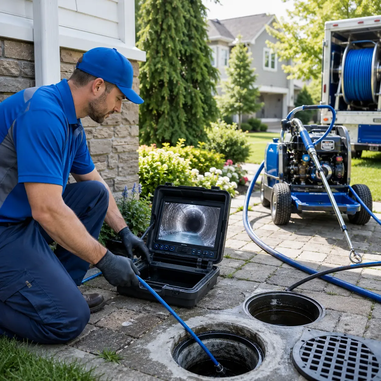 Outdoor drain cleaning professionals serving Allentown, PA
